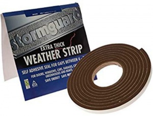 Extra Thick Self Adhesive Weather Strip Brown